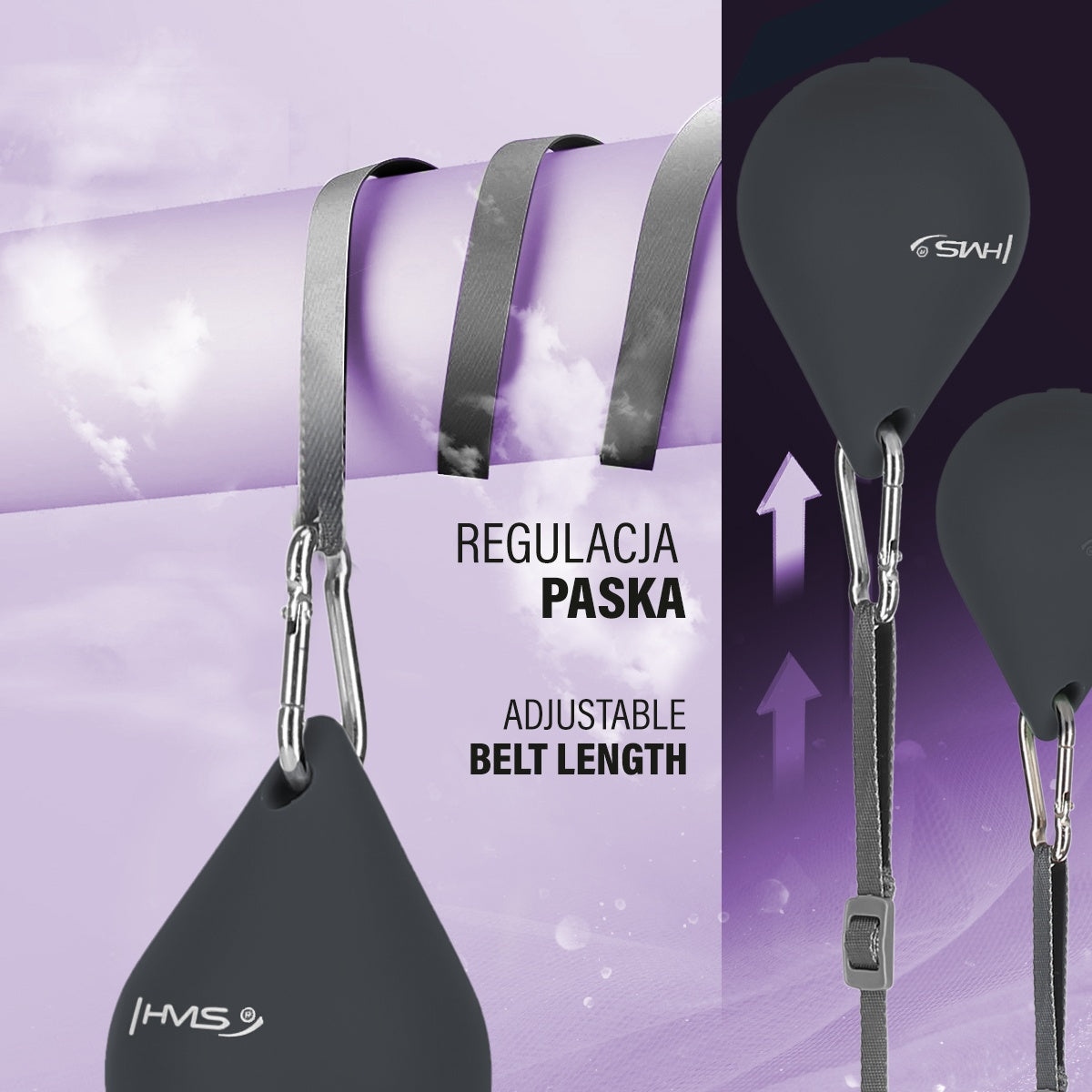 Magnetic Weighted Hula Hoop with Counter, Black