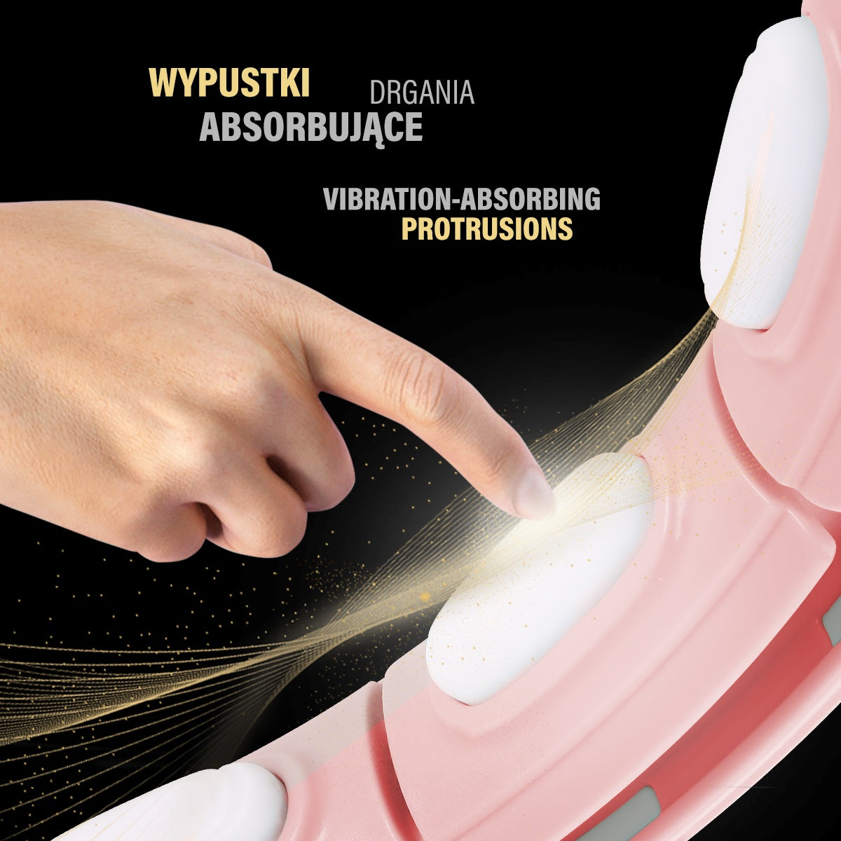 Magnetic Weighted Hula Hoop with Counter & Waist Support