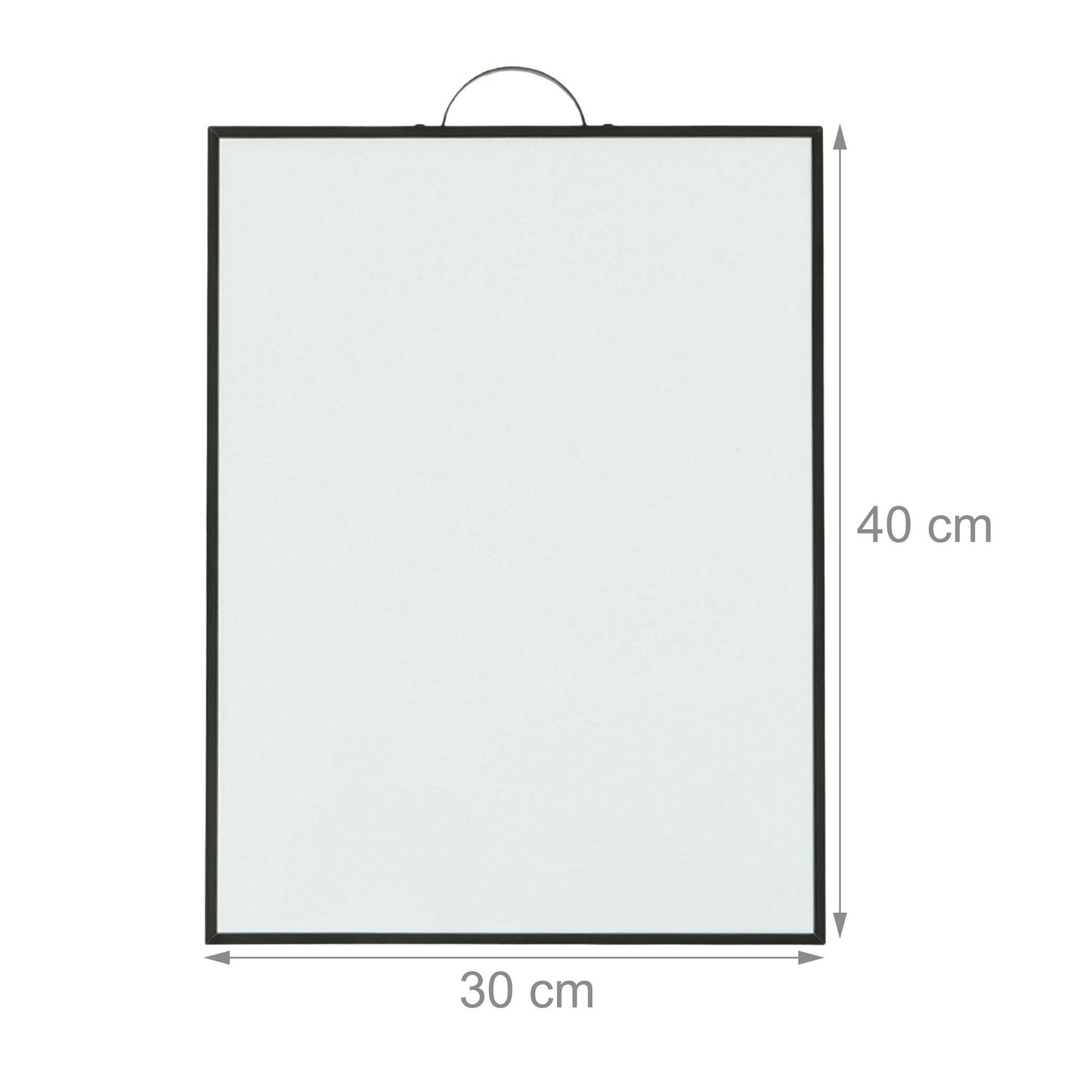 Magnetic Whiteboard with Markers & Magnets, Wall-Mountable
