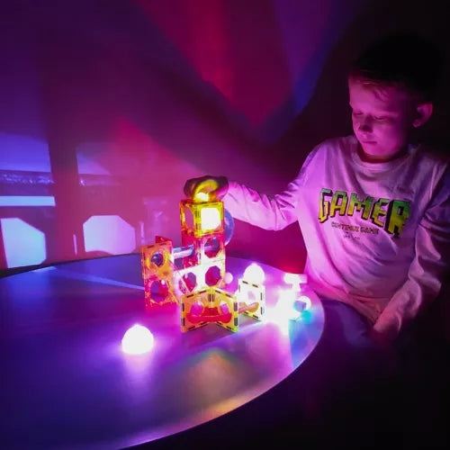 Magnetic blocks - track 83 pieces. Kruzzel 22684