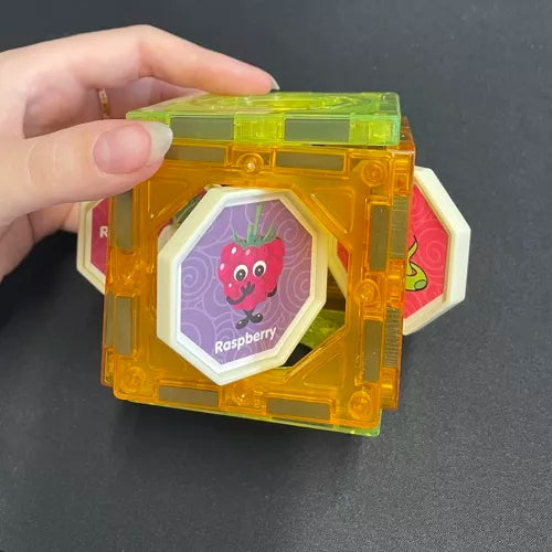 Magnetic blocks - track 83 pieces. Kruzzel 22684