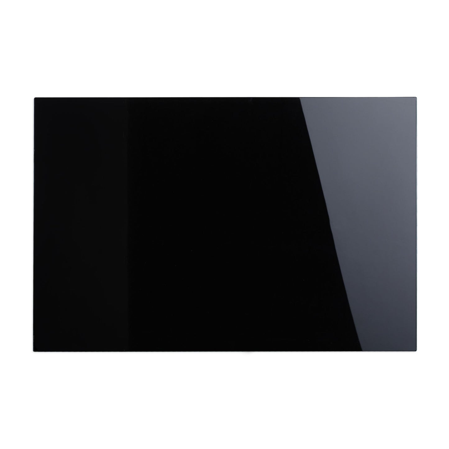 Magnetic board in black glass