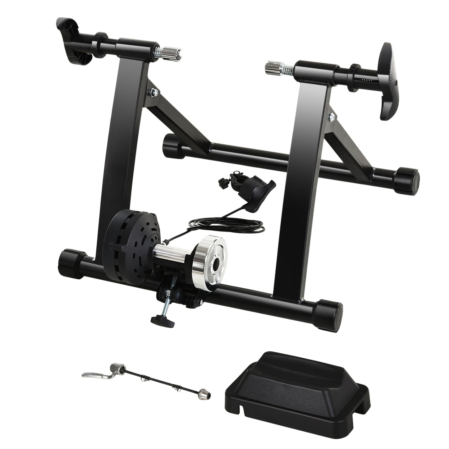 Magnetic foldable bike trainer for 26""-28""/700C wheels