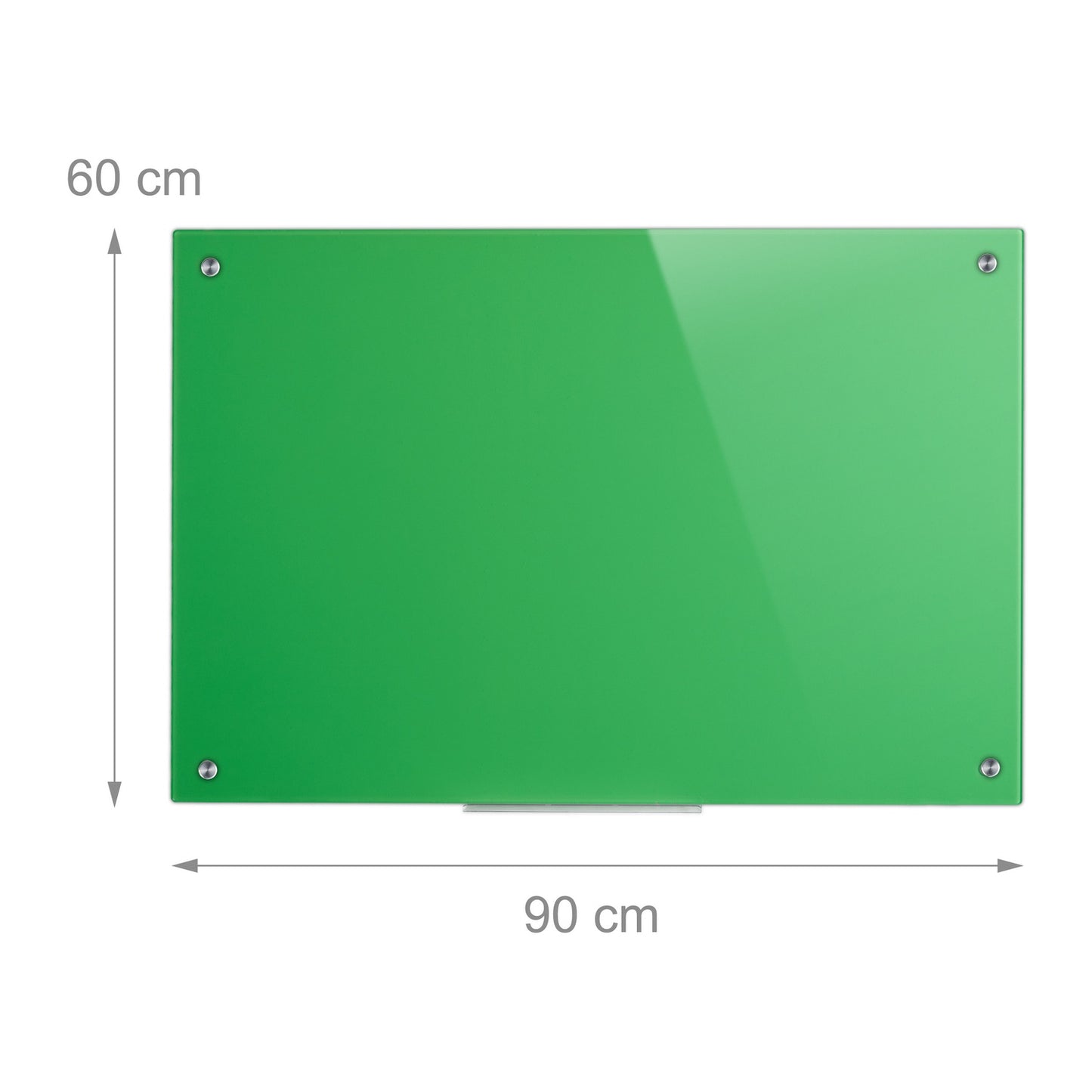 Magnetic glass board