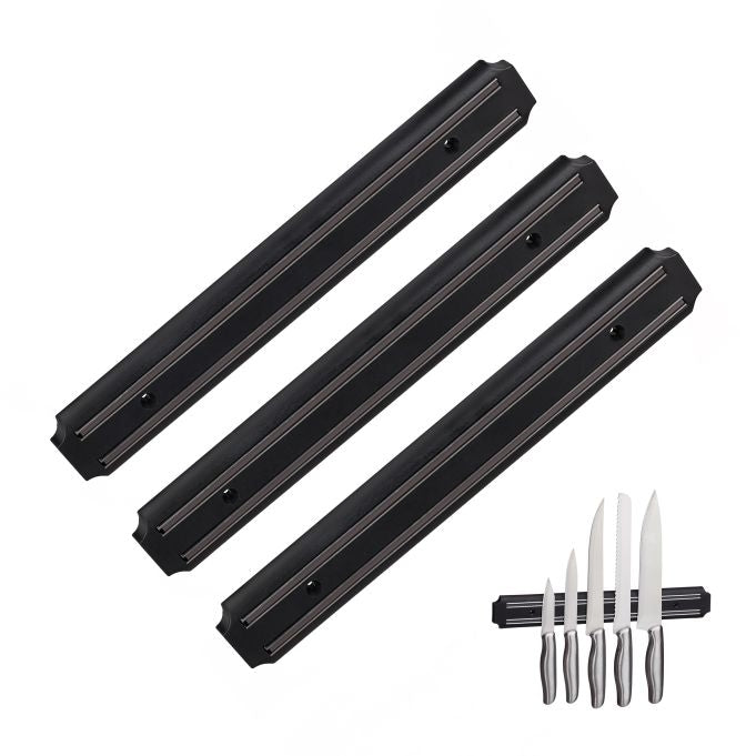 Magnetic tape knife set of 3