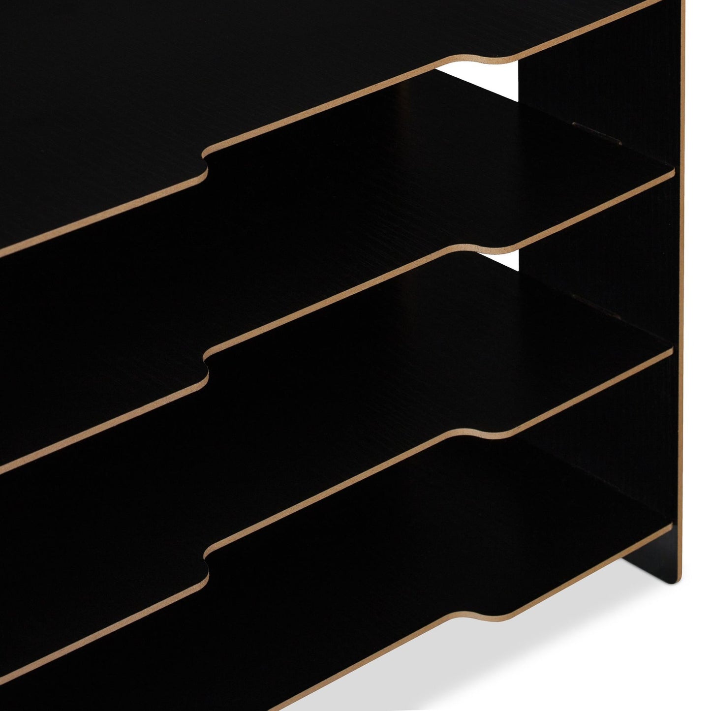 Mailbox in MDF with 3 compartments