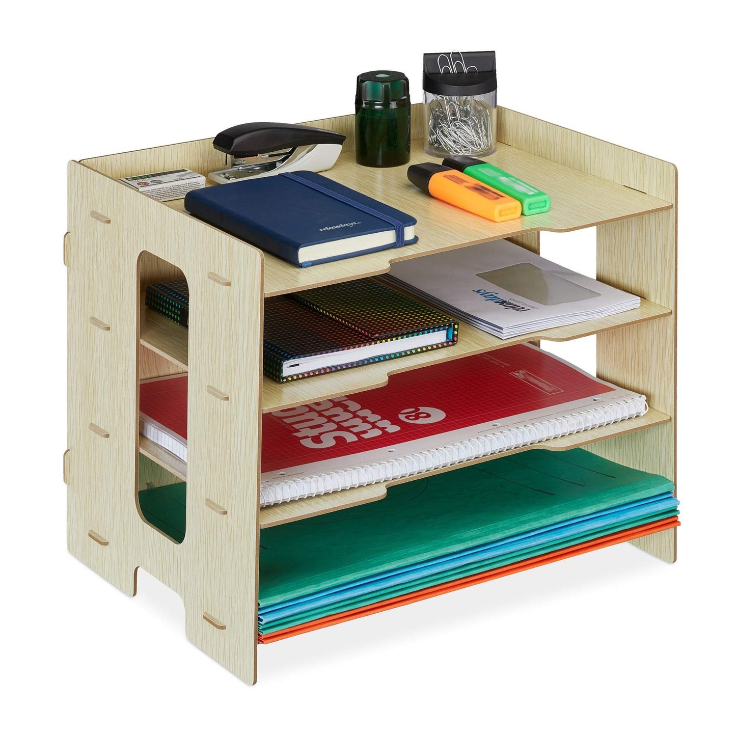 Mailbox in MDF with 3 compartments