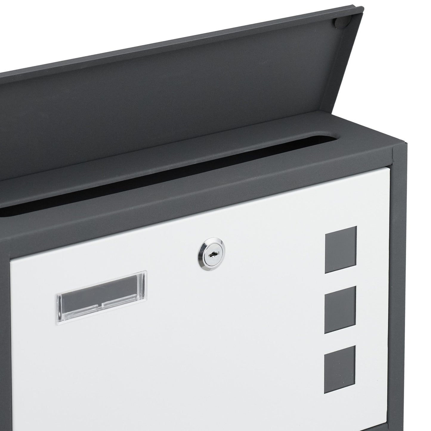 Mailbox with Newspaper Holder – Metal, Matte Finish