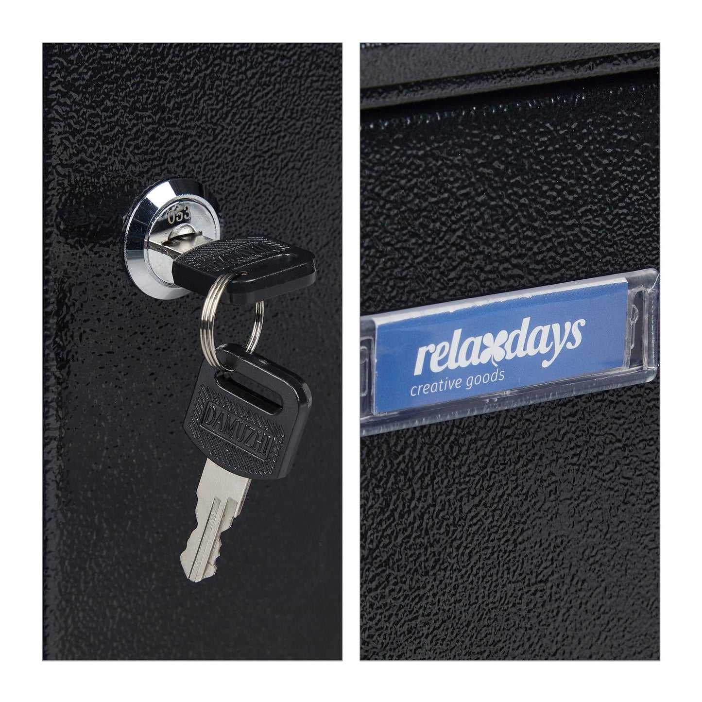 Mailbox with nameplate