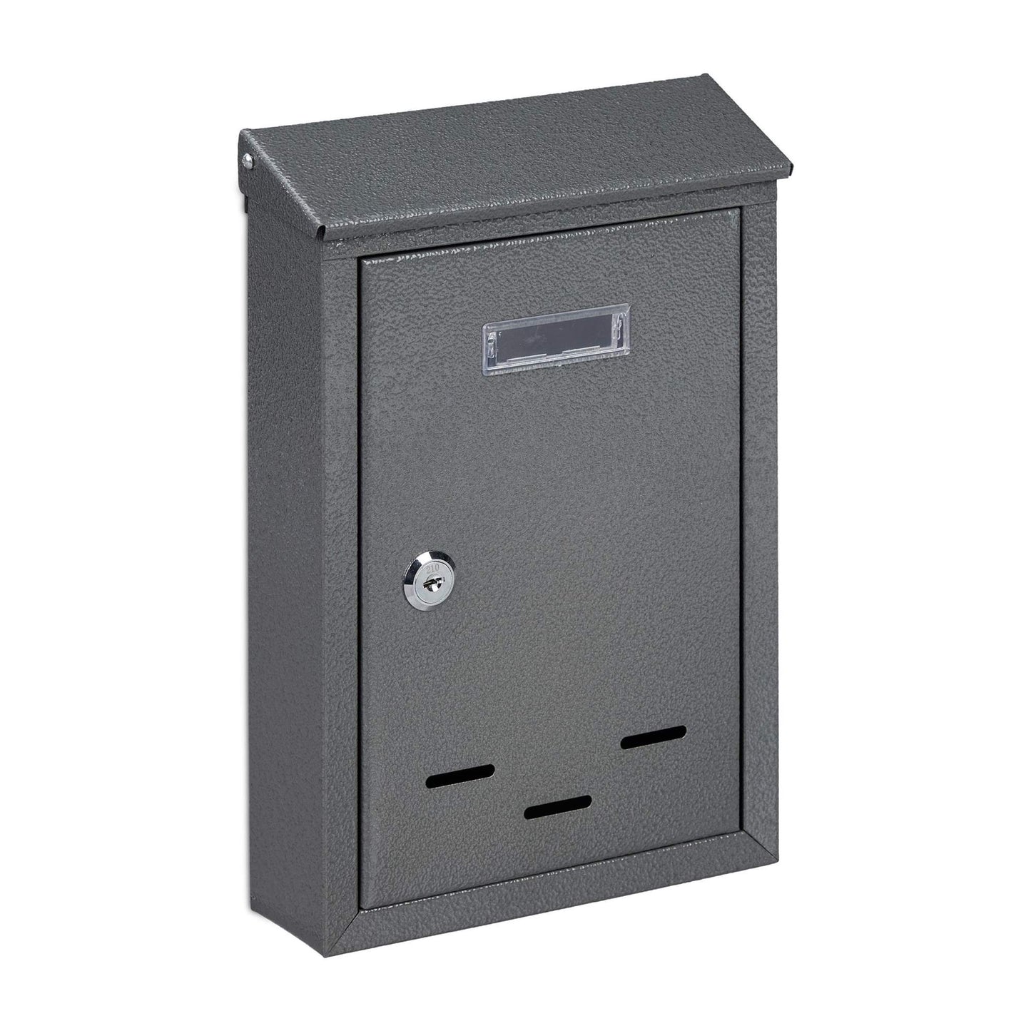 Mailbox with nameplate