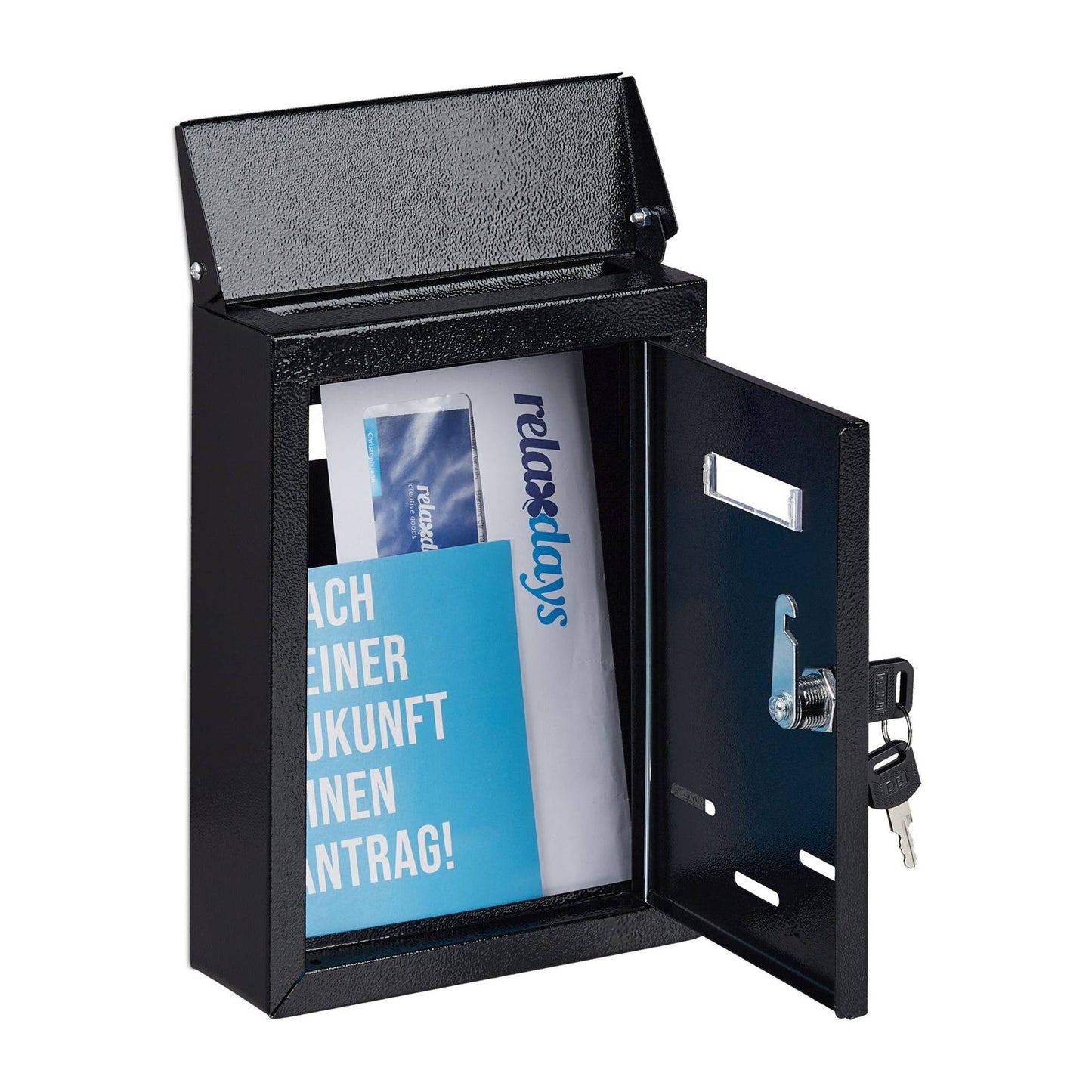 Mailbox with nameplate