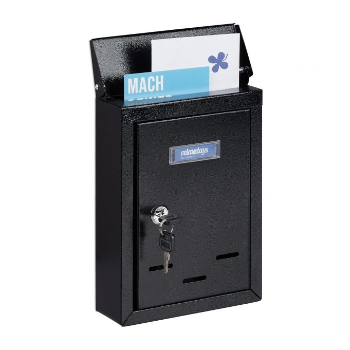 Mailbox with nameplate