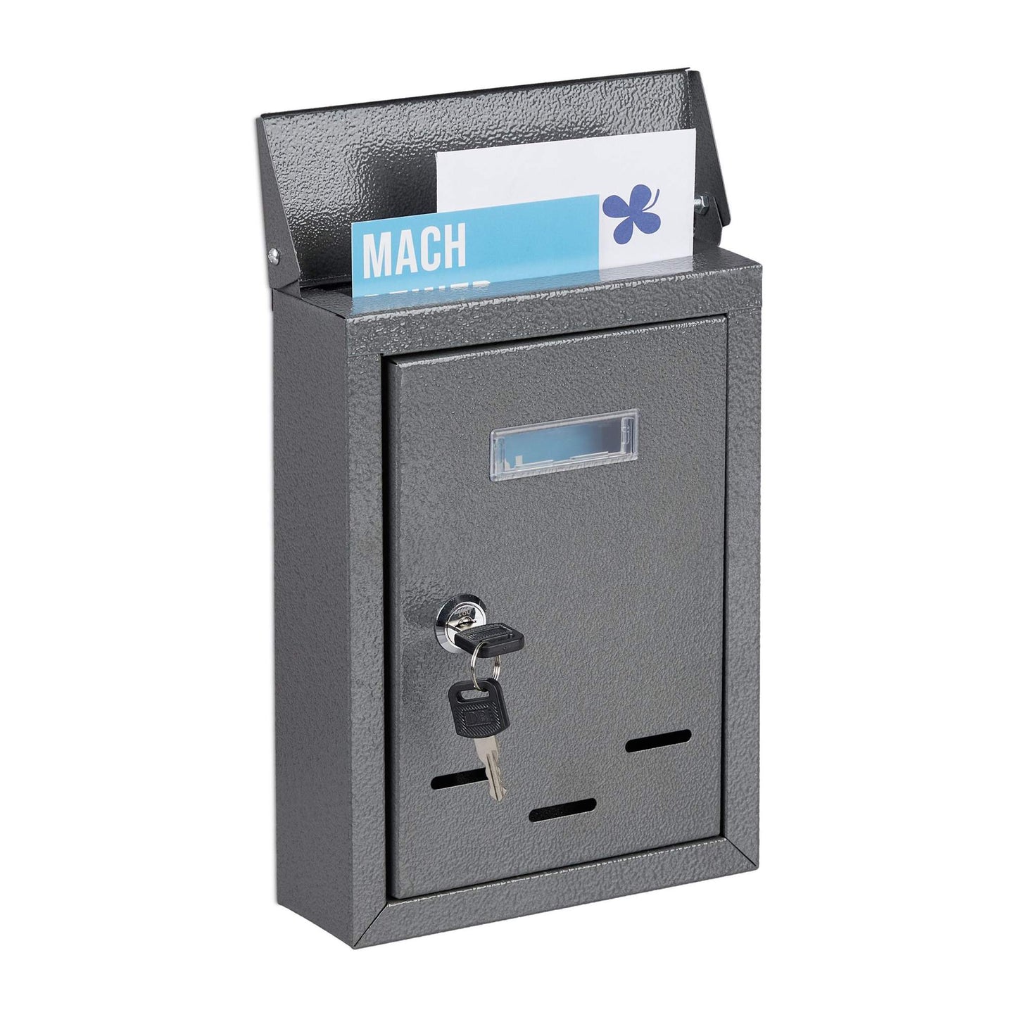 Mailbox with nameplate