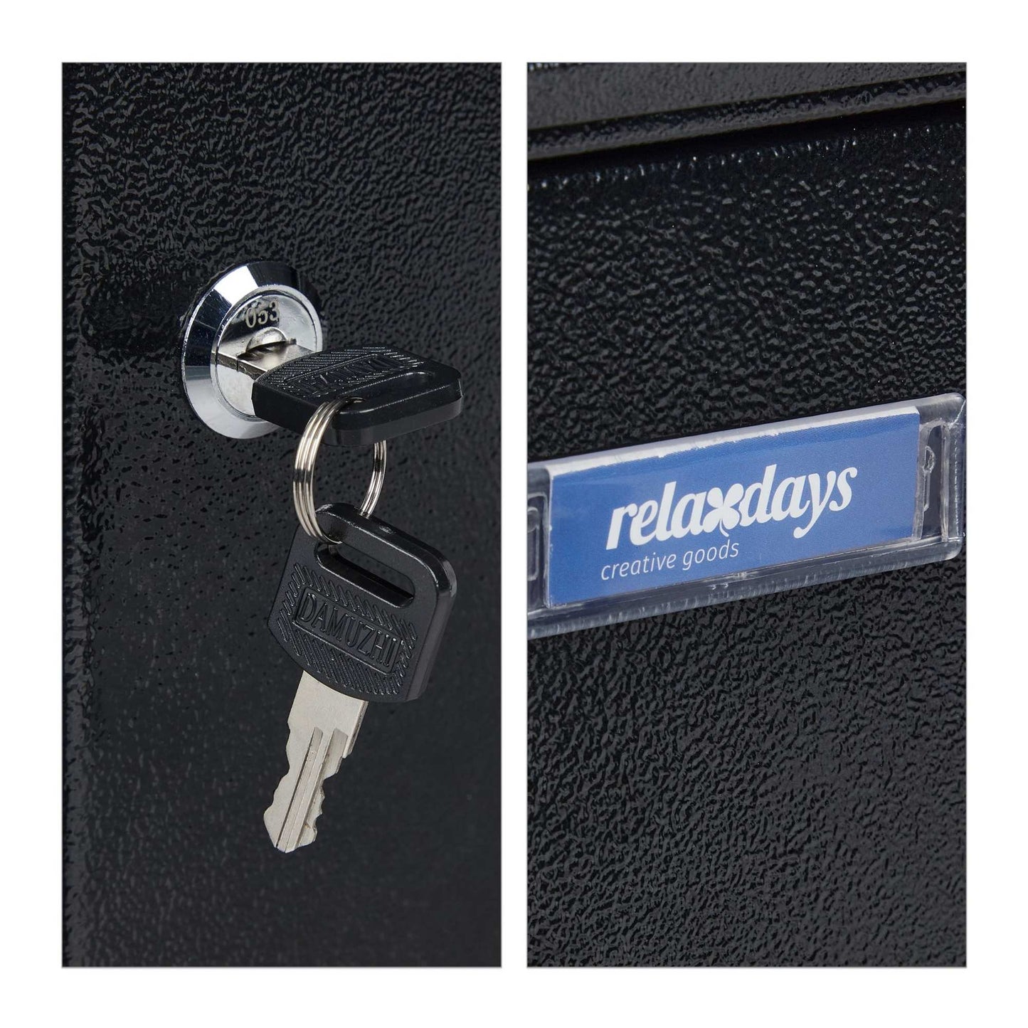 Mailbox with nameplate