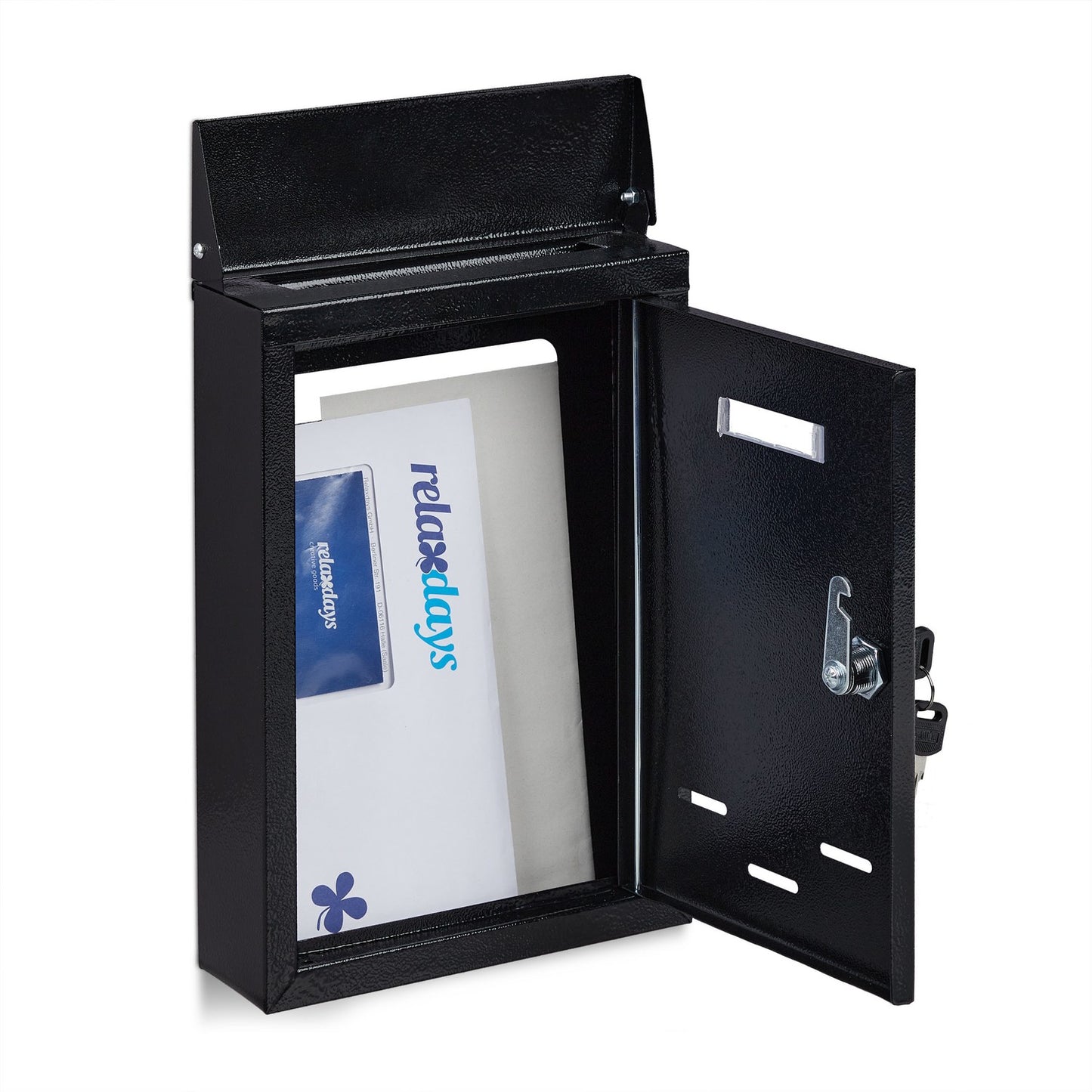 Mailbox with nameplate