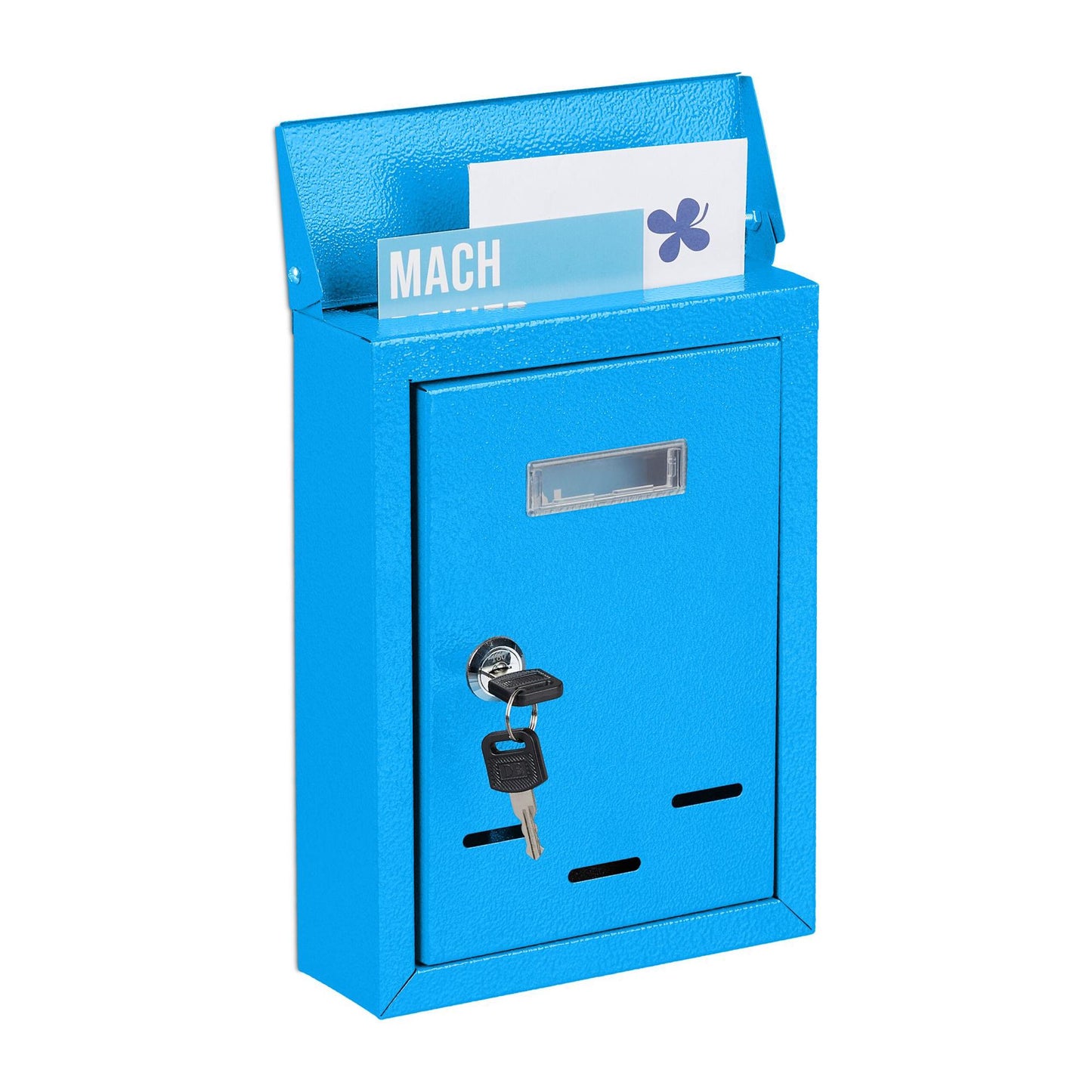 Mailbox with nameplate