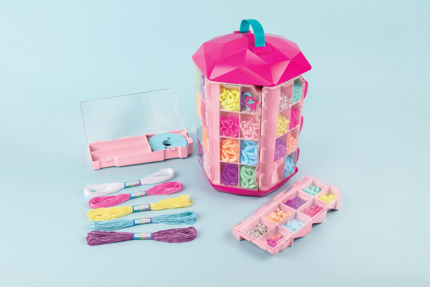 Make It Real 5 In 1 Activity Tower Dyi Jewelry Set