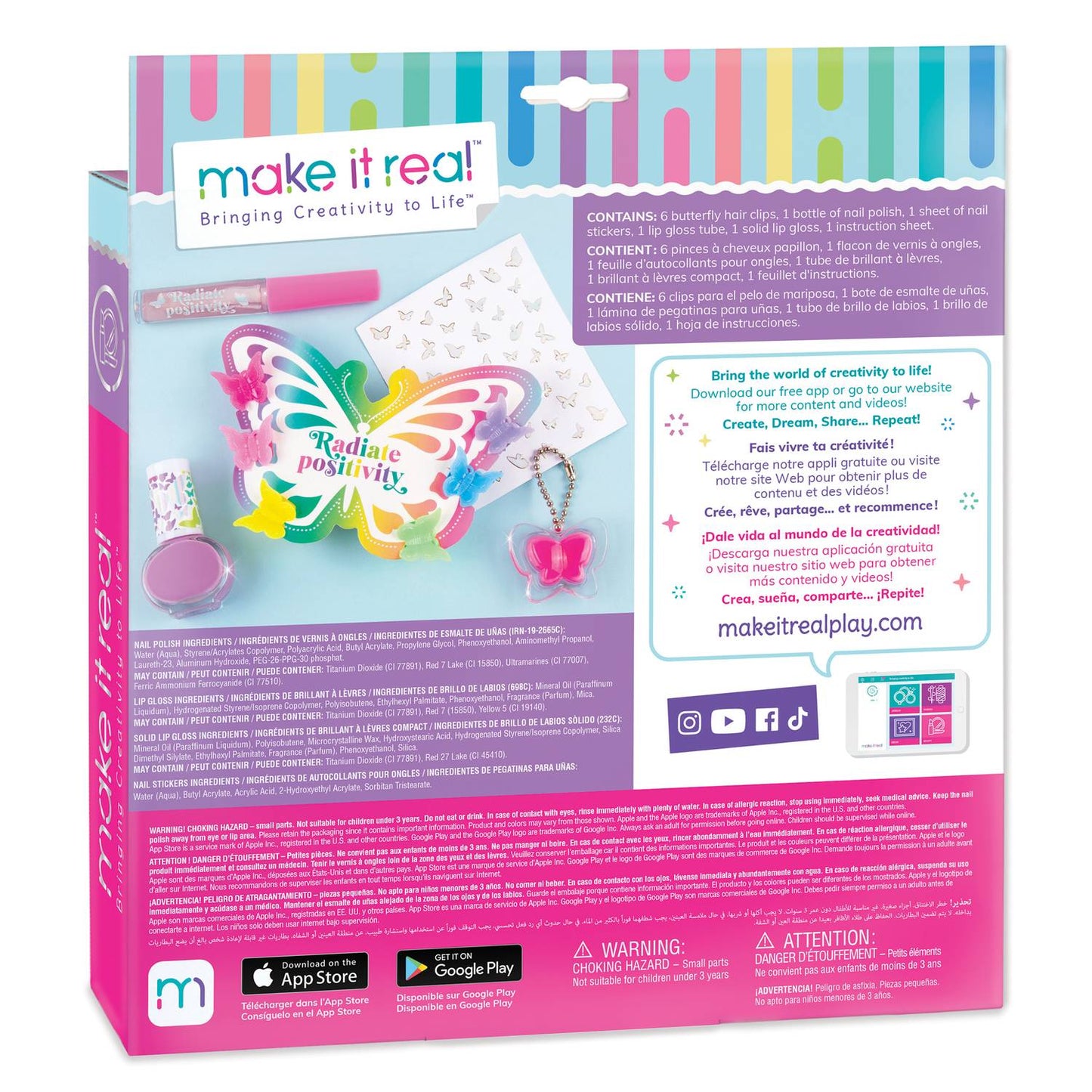Make It Real Cosmetic Set "Butterfly Dreams"