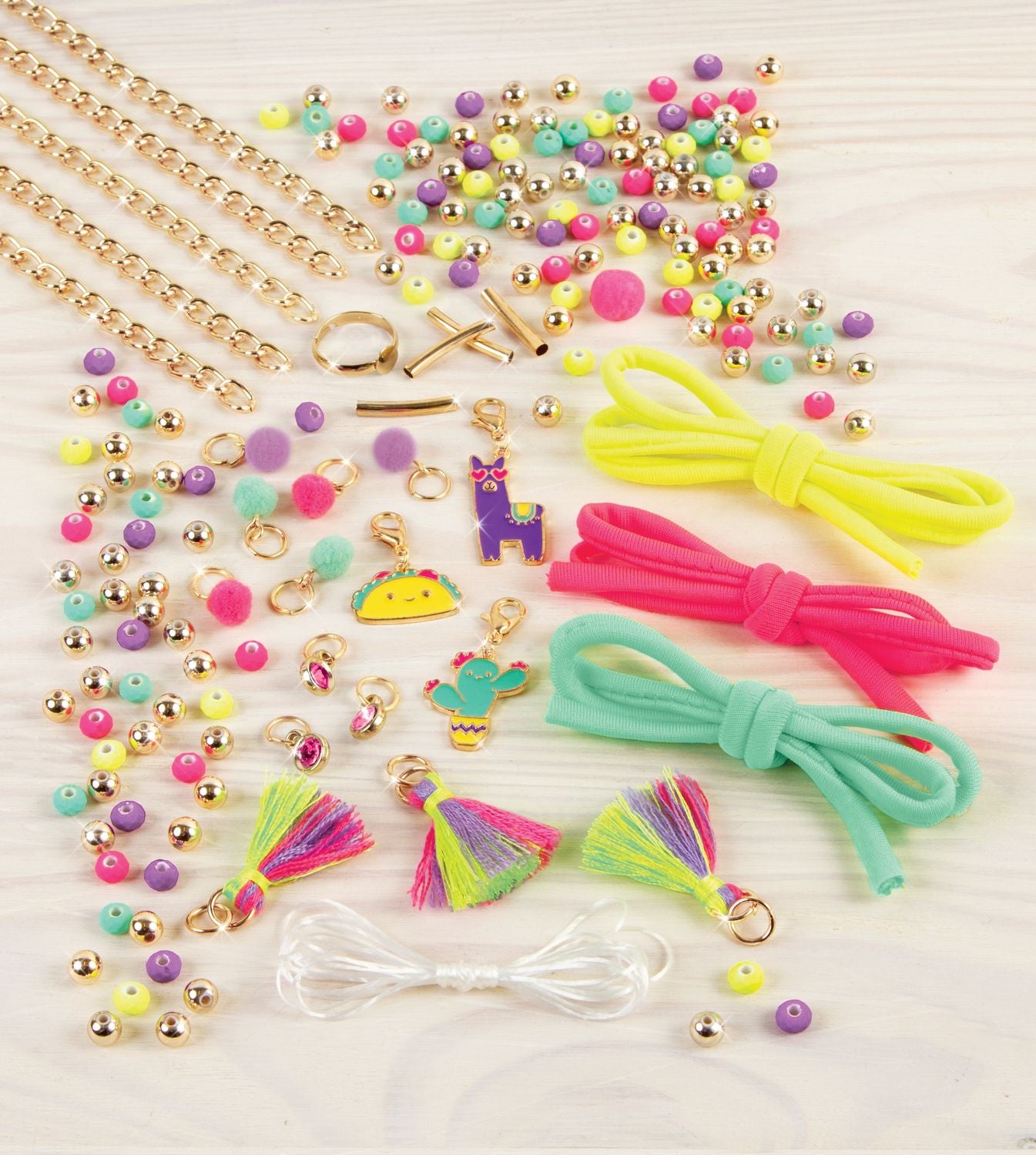 Make It Real Diy Chains And Charms Set "Neo-Brite"
