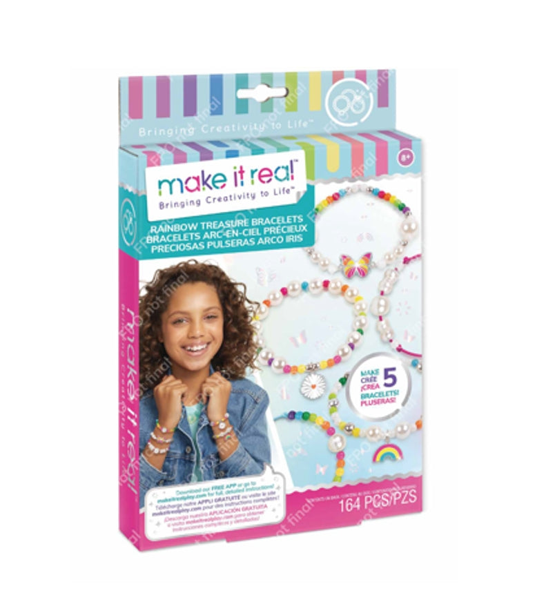 Make It Real Diy Jewelry Set Rainbow Treasure Bracelets