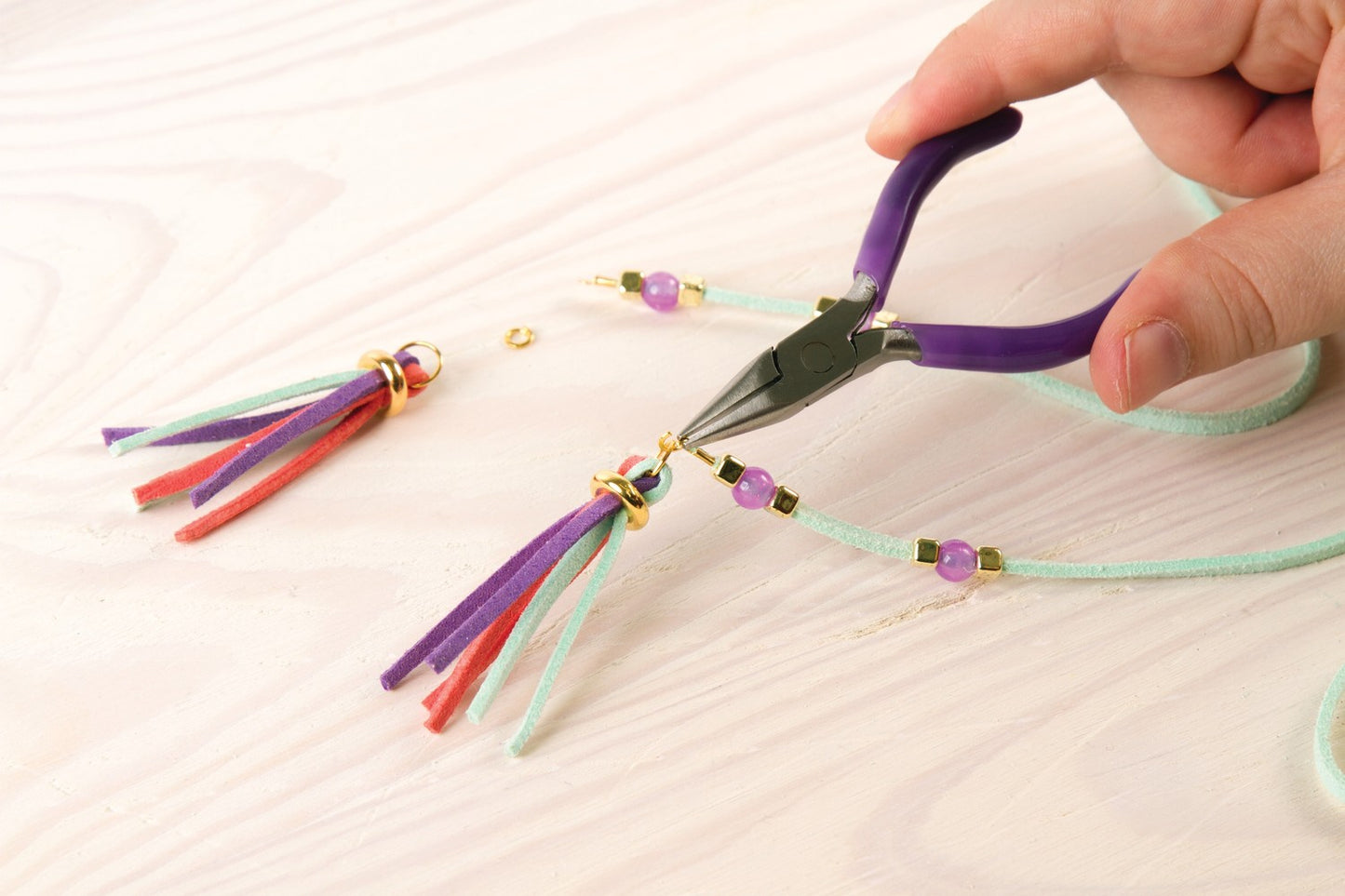 Make It Real Diy Jewelry Set Suede Bracelets