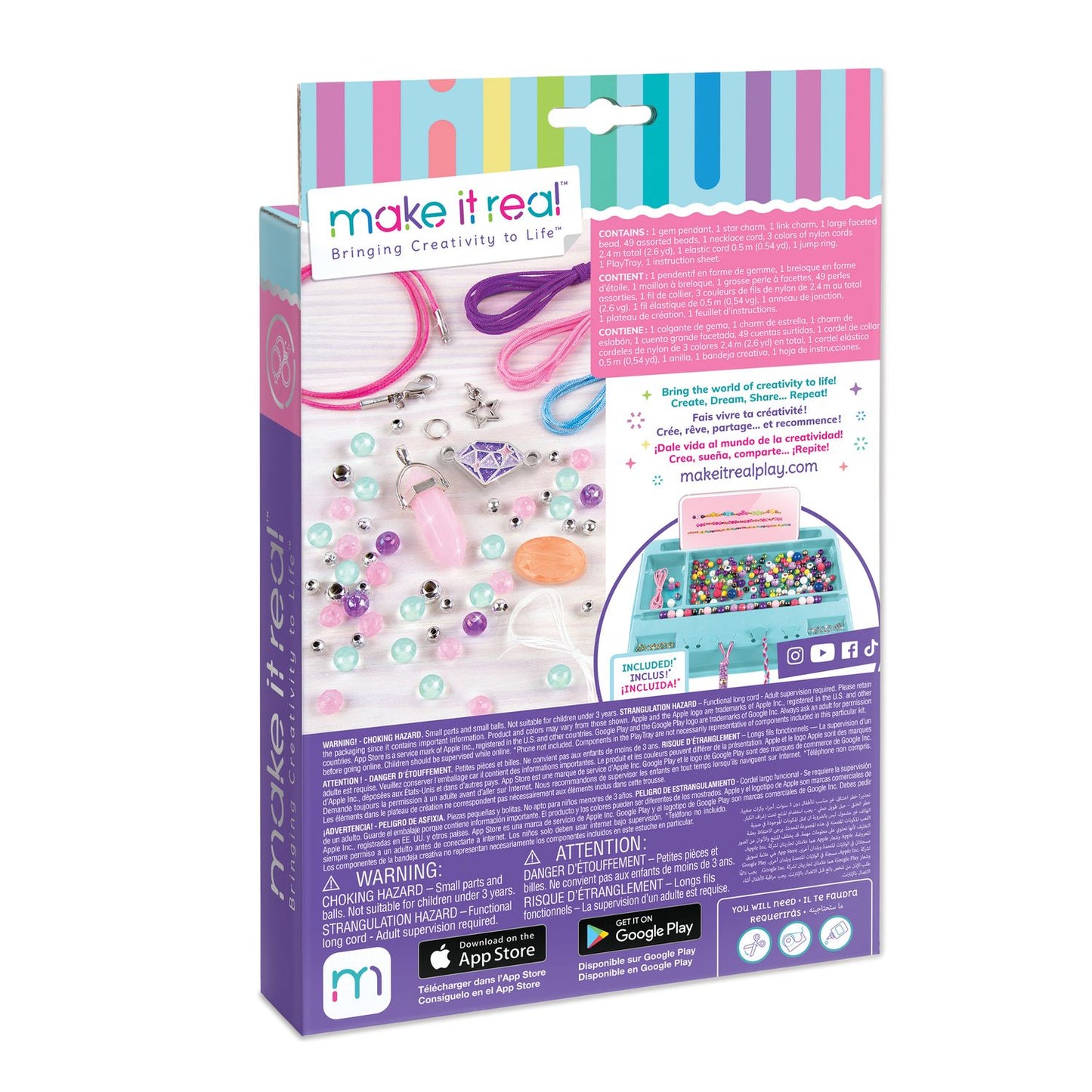 Make It Real Dyi Set "Gem Stone Jewelry"