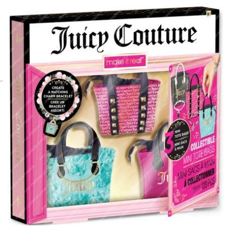 Make It Real Juicy Couture 3 Handbag And Bracelet Large Set