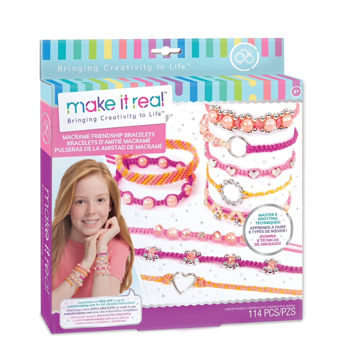 Make It Real Macrame Diy Set "Friendship Bracelets"