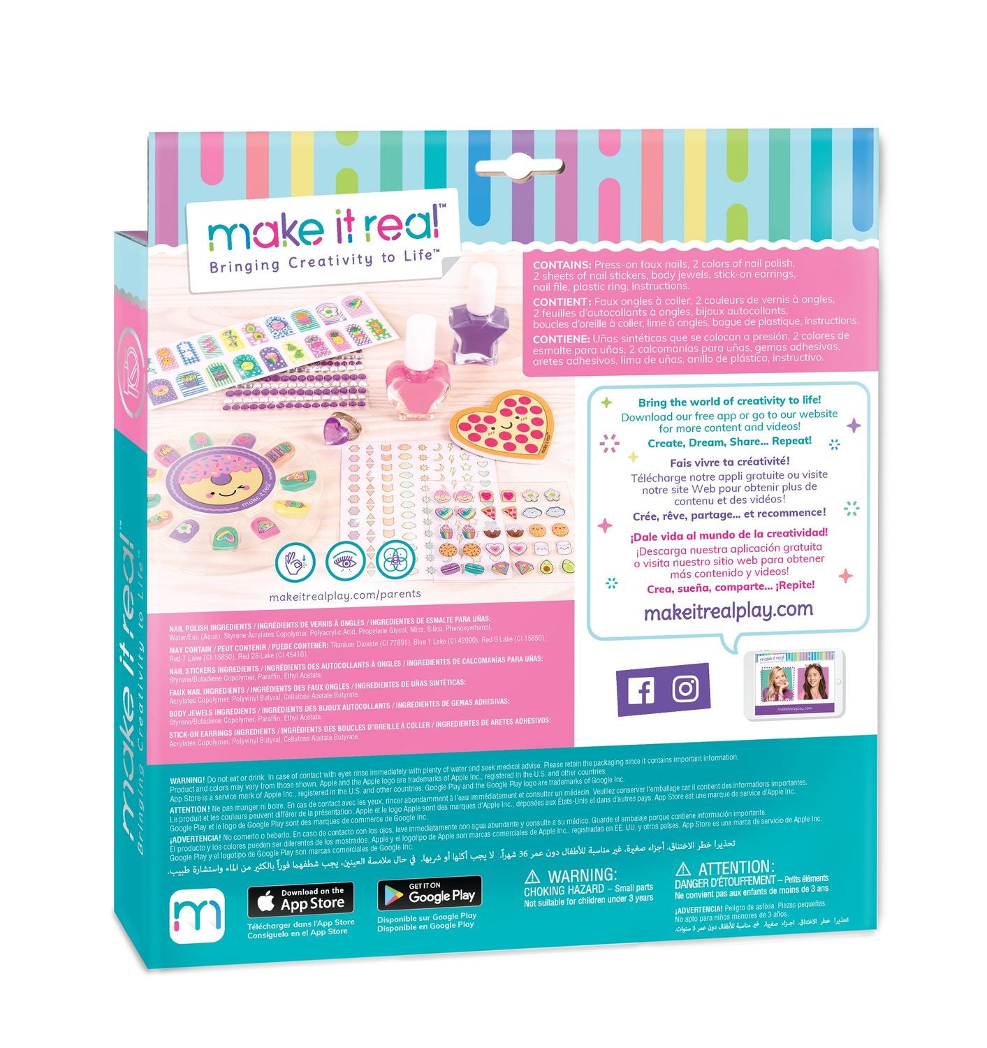 Make It Real Manicure Set "Glitter Girls Nail Party"