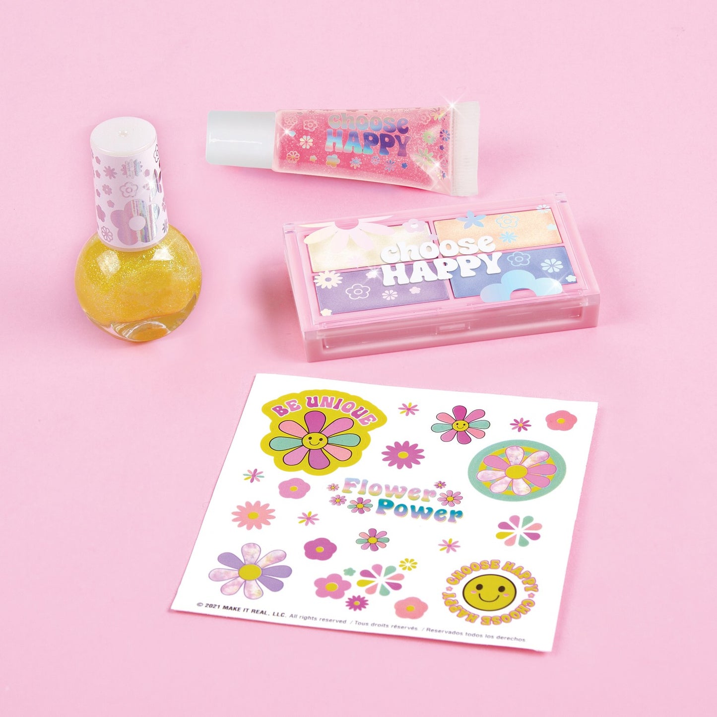 Make It Real Water Bottle With Cosmetics Set "A Taste Of Beauty"