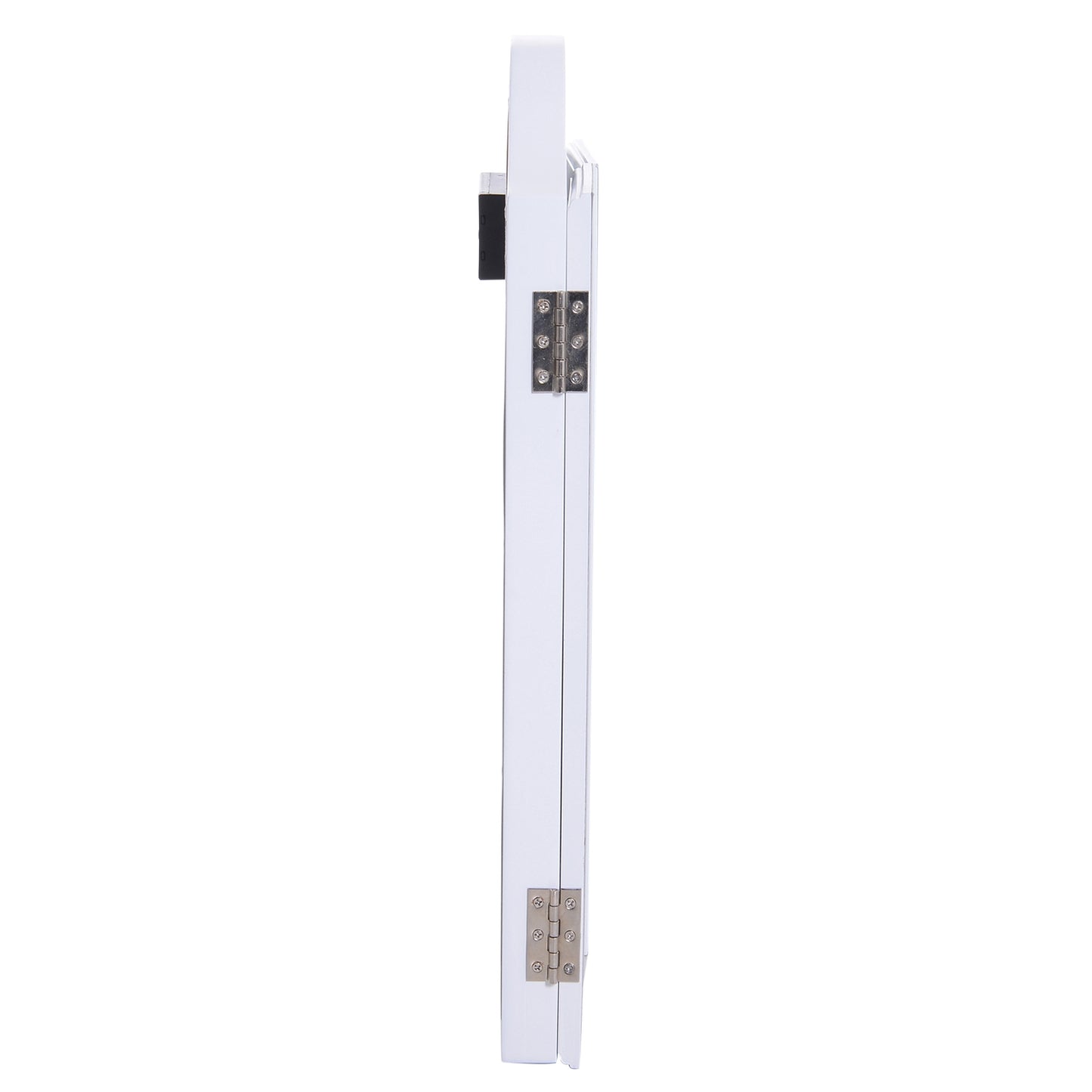 Makeup Mirror with 16 LEDs, Foldable, Battery-Powered, White