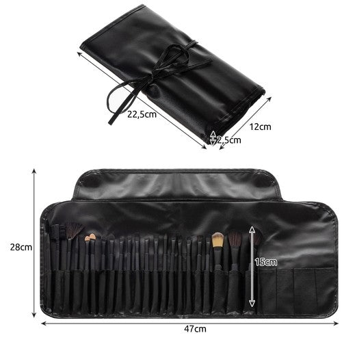 Makeup brushes 24 pcs. P8573