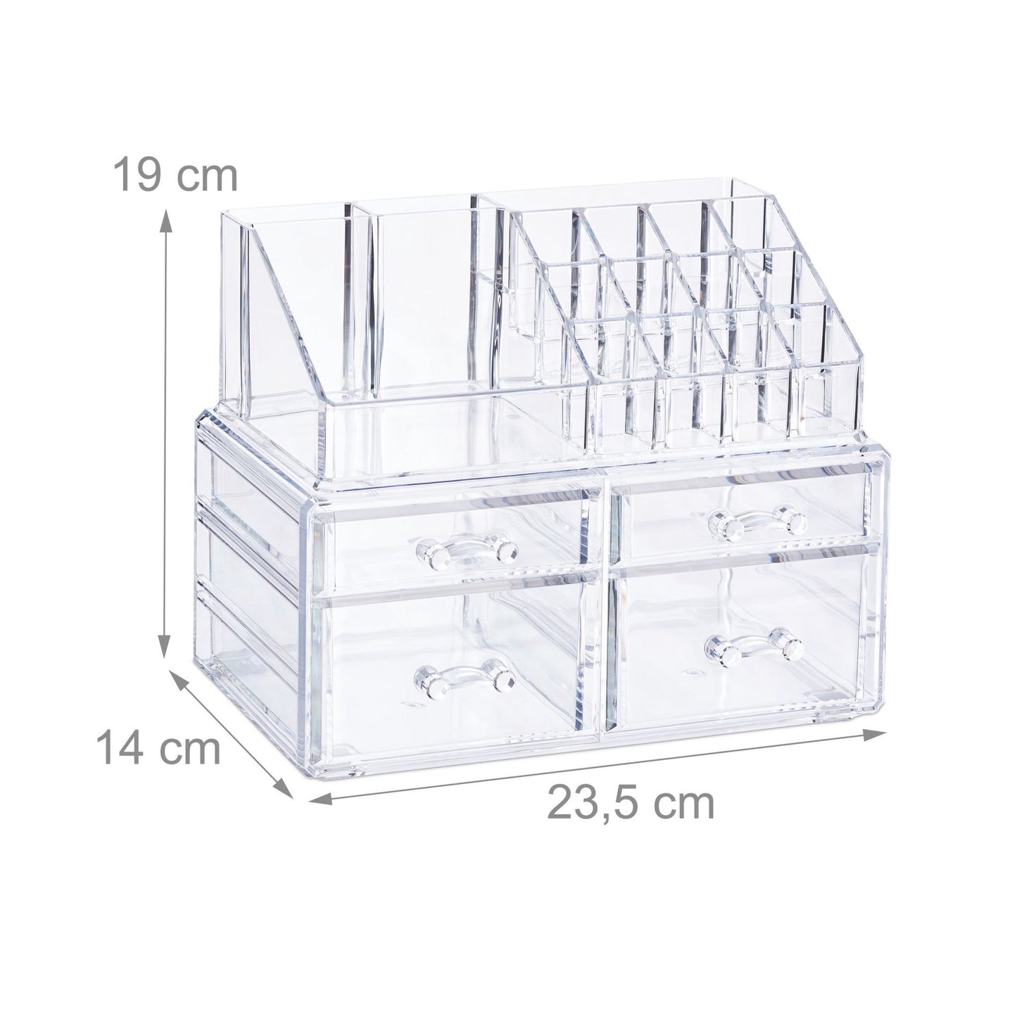 Make-up holder with 4 drawers