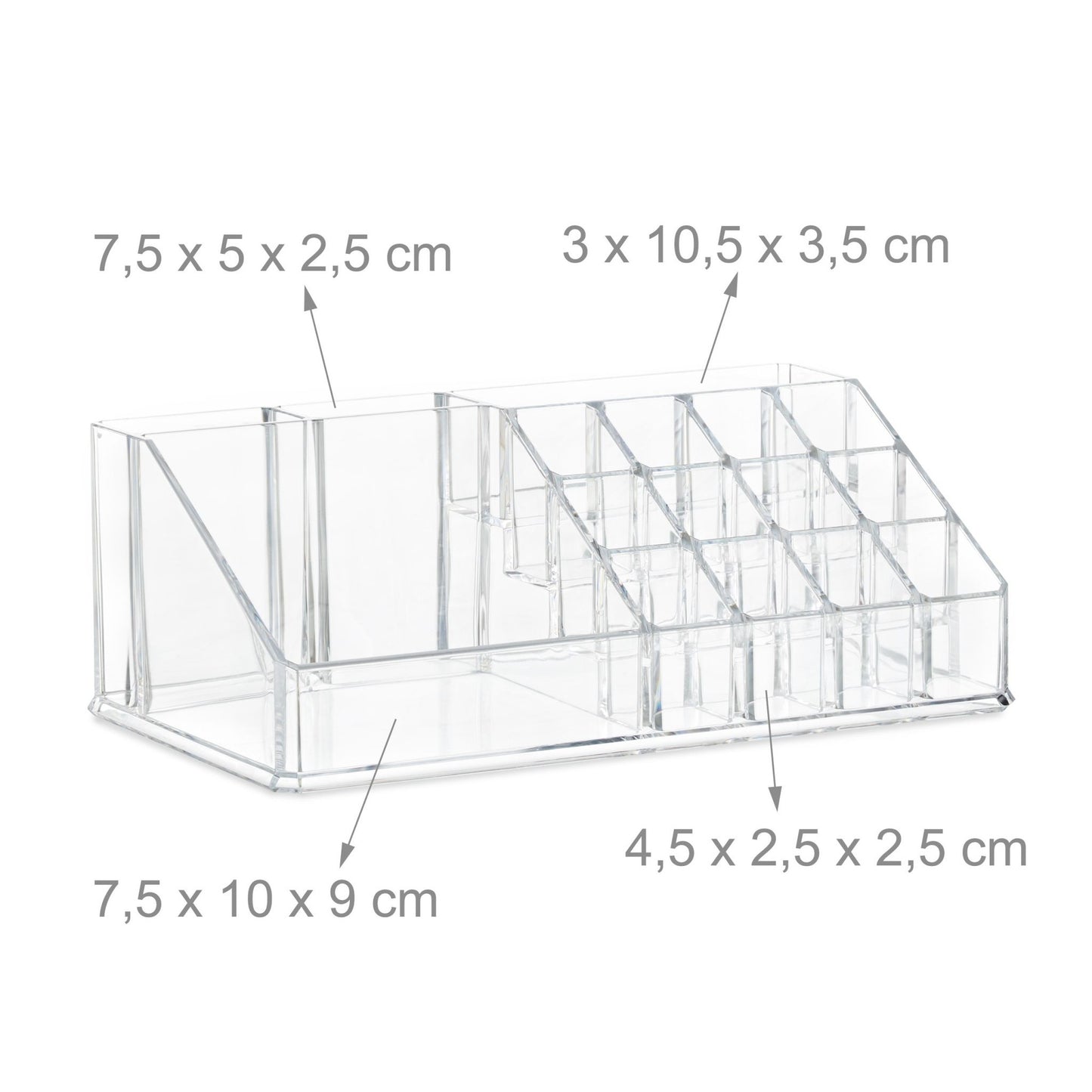 Make-up stand with eight drawers