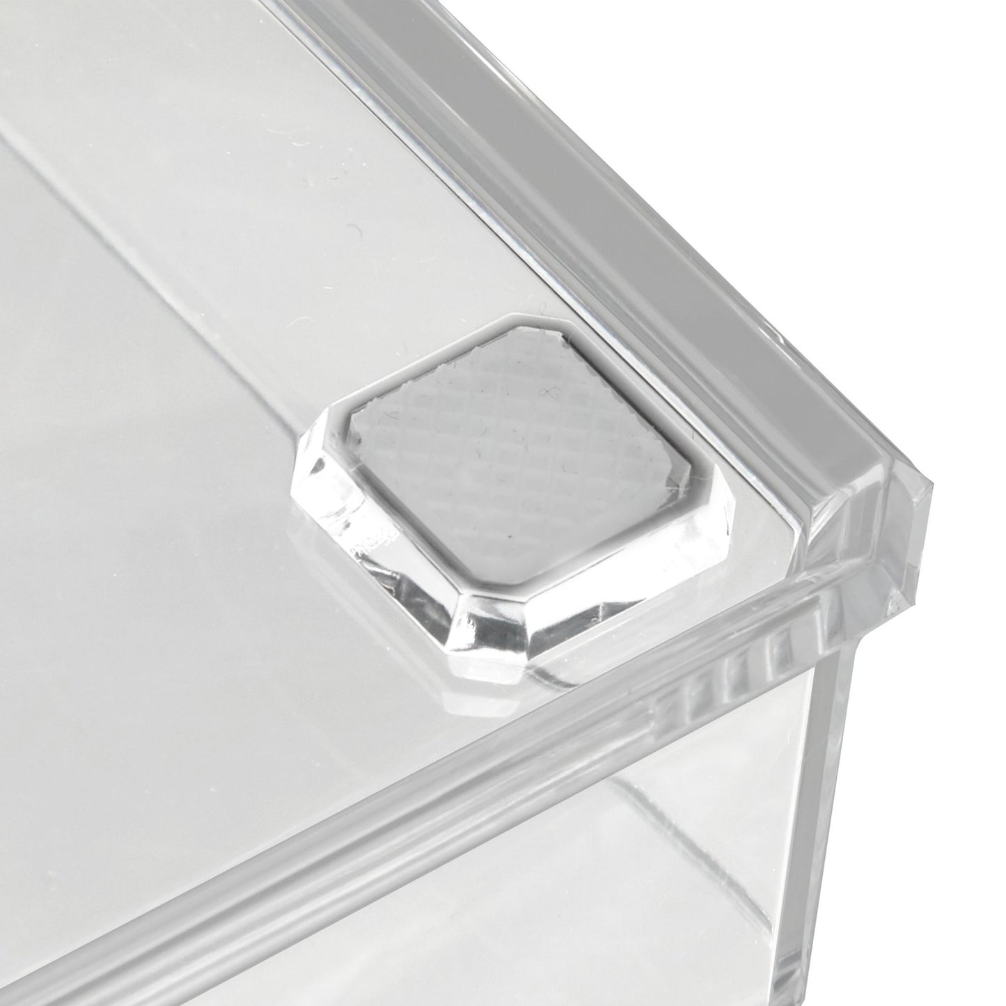 Makeup storage in acrylic with 21 compartments