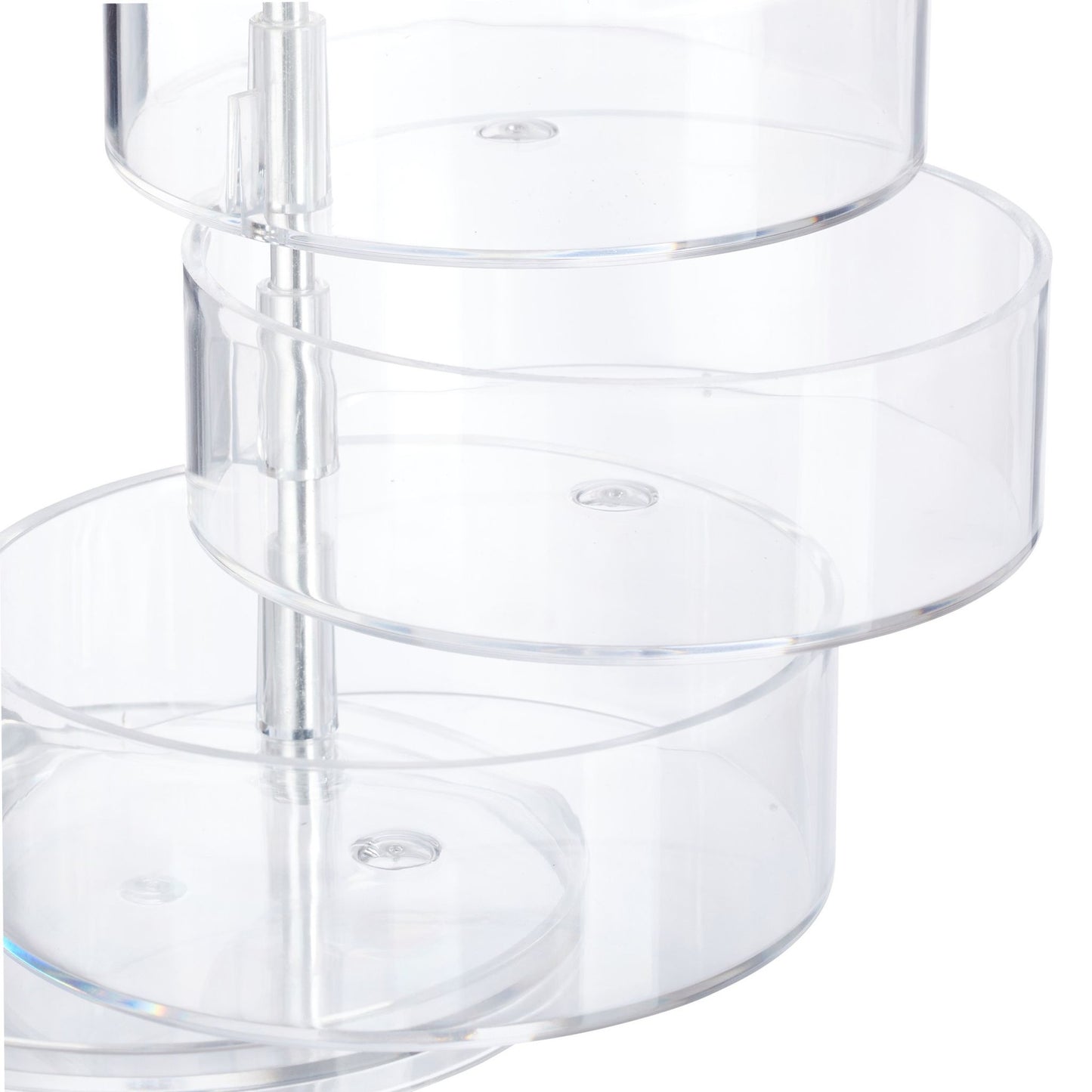 Makeup storage with 3 compartments