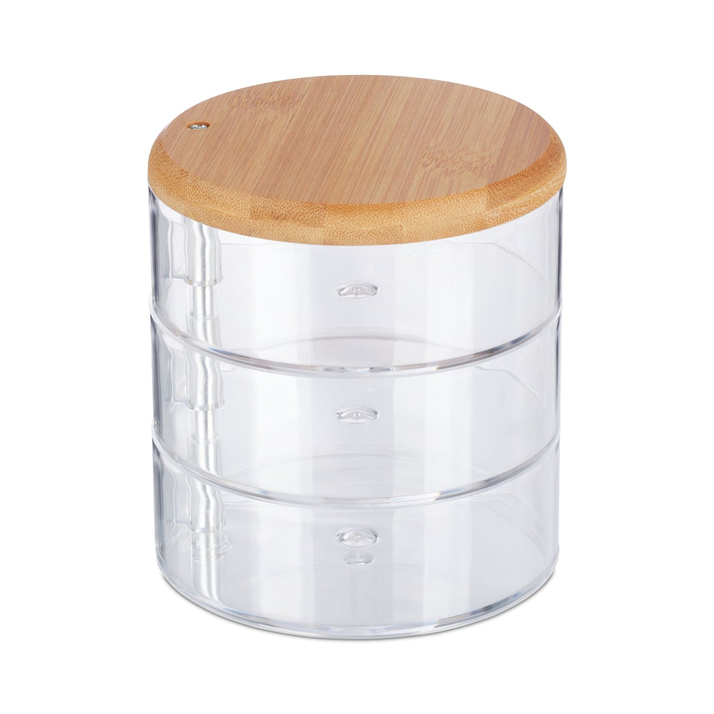 Makeup storage with 3 compartments