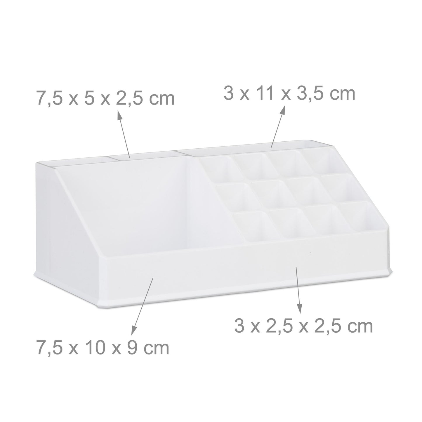 Makeup storage with 4 drawers