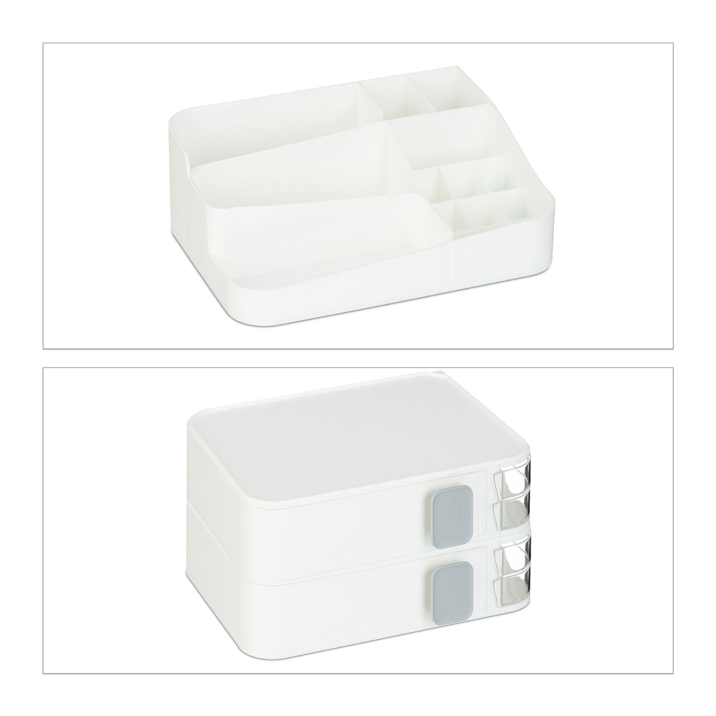 Makeup storage with drawers