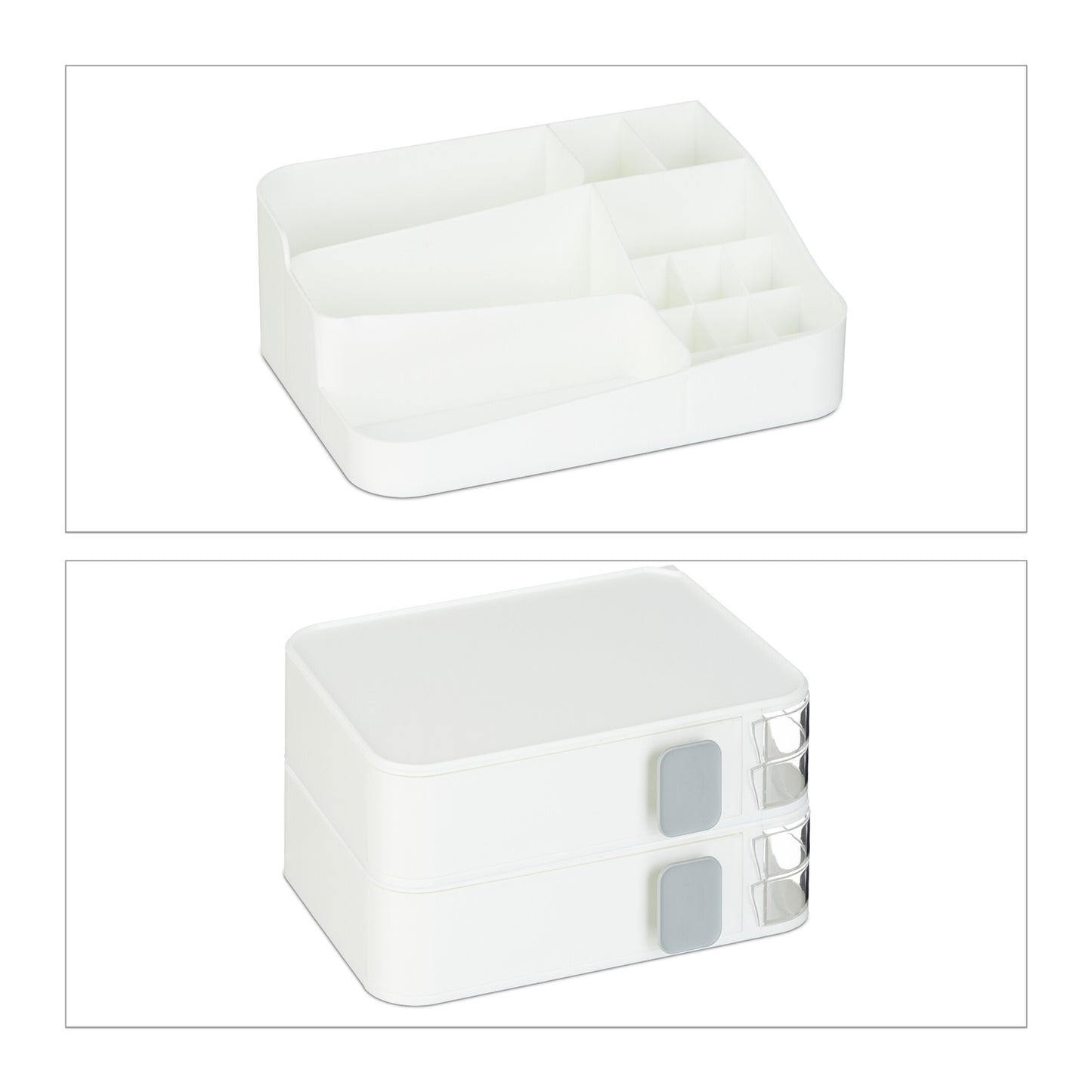 Makeup storage with drawers