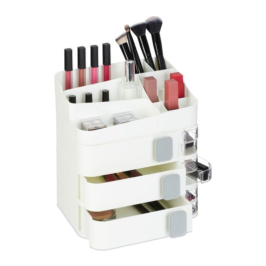 Makeup storage with drawers