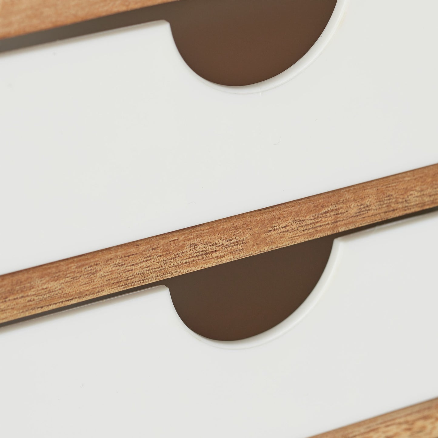 Makeup storage with mirror