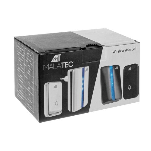 Malatec 23371 black wireless doorbell