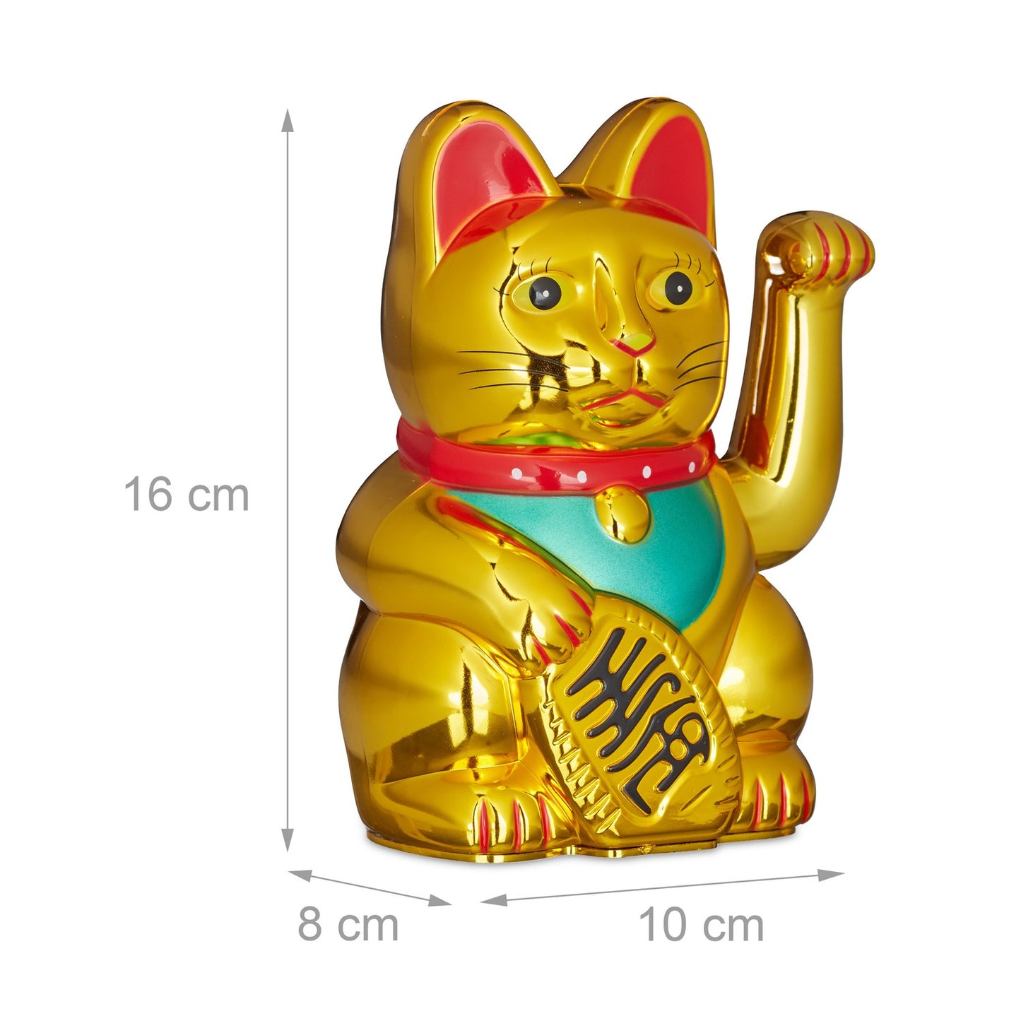 Maneki Neko waving cat 16 cm