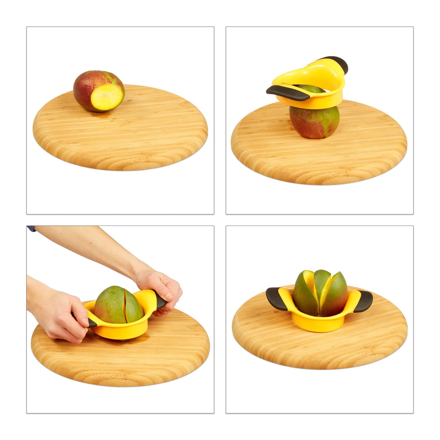 Mango Slicer with Stainless Steel Blade