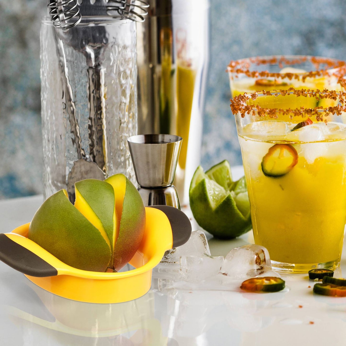 Mango Slicer with Stainless Steel Blade