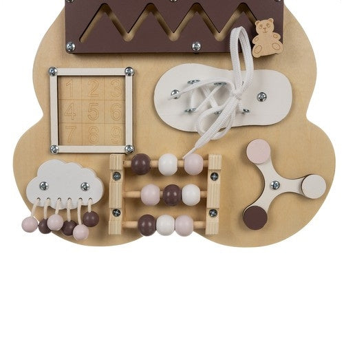 Manipulation board - Kruzzel 22584 teddy bear