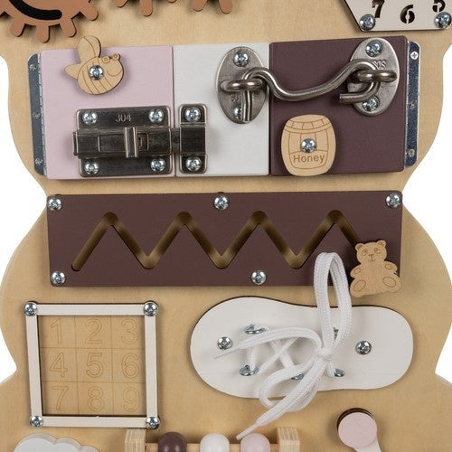 Manipulation board - Kruzzel 22584 teddy bear