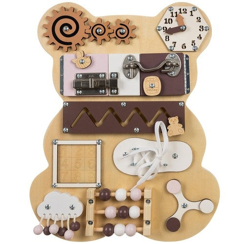 Manipulation board - Kruzzel 22584 teddy bear