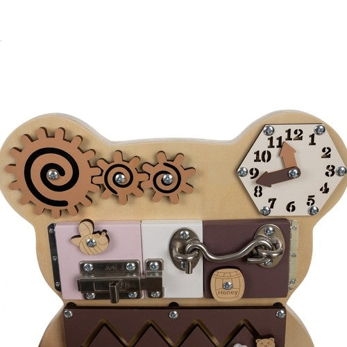 Manipulation board - Kruzzel 22584 teddy bear